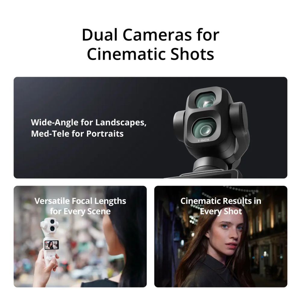 DJI Osmo Pocket 4P Vlog Combo Pearl White