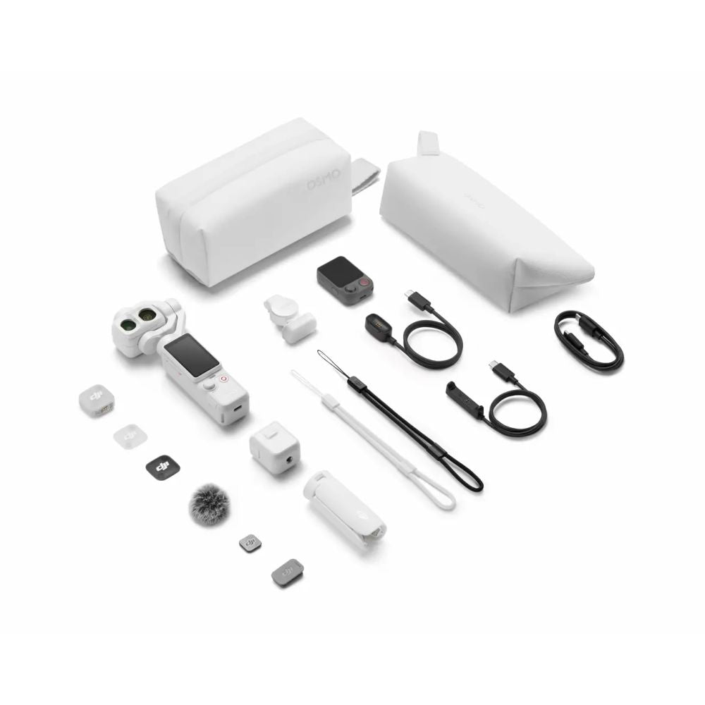 DJI Osmo Pocket 4P Vlog Combo Pearl White