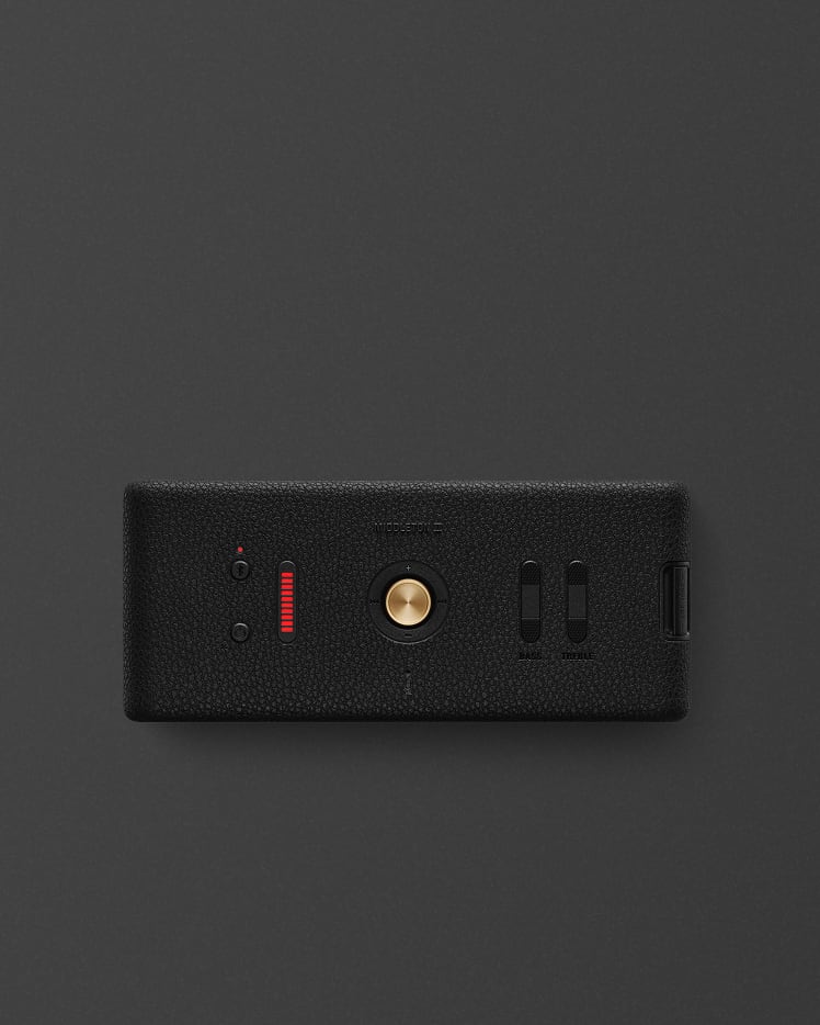 Marshall Middleton II Portable Speaker Black And Brass