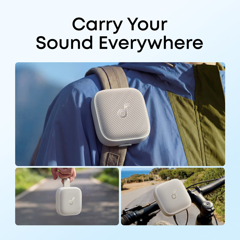Soundcore Boom Go 3i Portable Bluetooth Speaker Beige