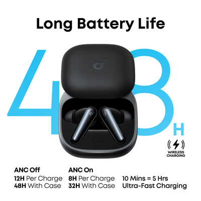 Anker Soundcore Liberty 5 ANC Earbuds Black