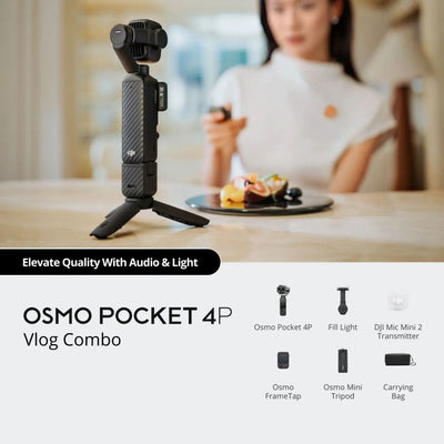 DJI Osmo Pocket 4P Vlog Combo Classic Black