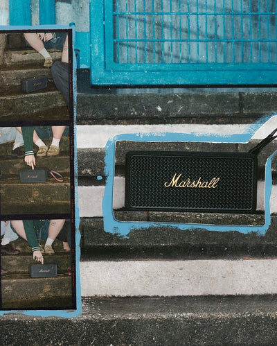 Marshall Middleton II Portable Speaker Black And Brass