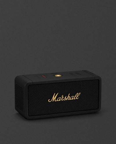 Marshall Middleton Portable Speaker Black And Brass