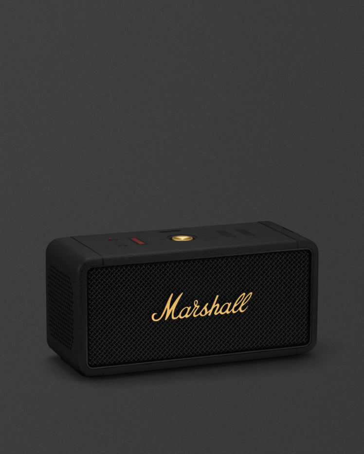 Marshall Middleton Portable Speaker Black And Brass