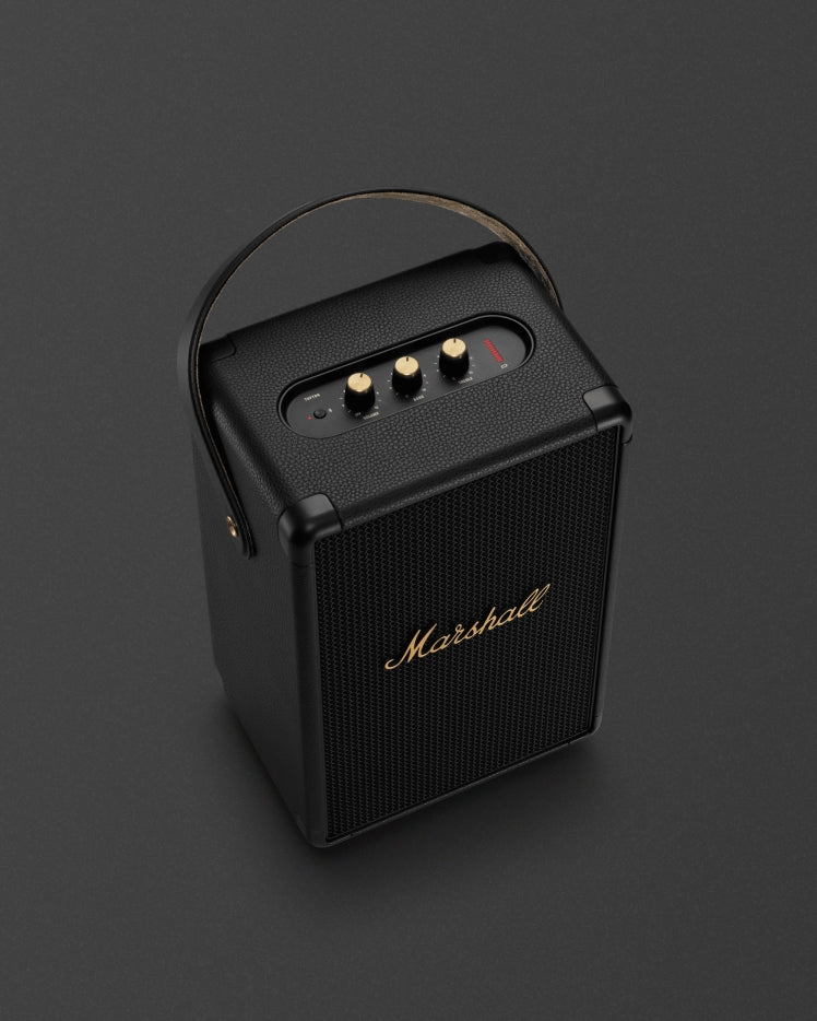 Marshall Tufton Portable Speaker Black And Brass