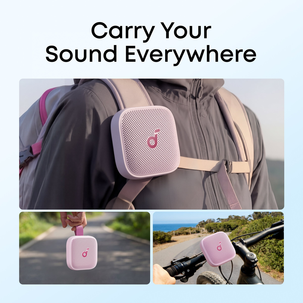 Soundcore Boom Go 3i Portable Bluetooth Speaker Pink